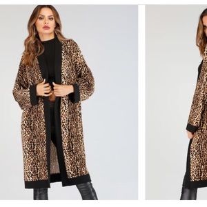 Leopard cardigan